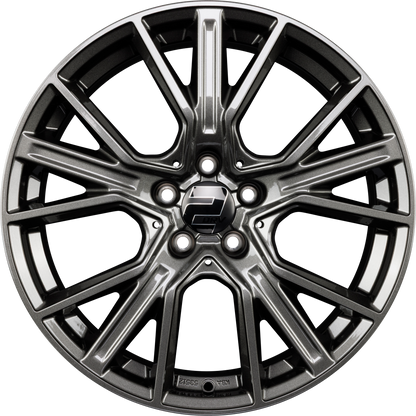 2DRV by WHEELWORLD WH34 Dark Gunmetal Lackiert (DGM+) Alufelge 9x20 Zoll ET21 LK 5x112 ML66.6