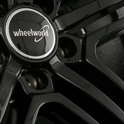 2DRV by WHEELWORLD WH12 Schwarz Glanz Lackiert (SW+) Alufelge 7.5x17 Zoll ET45 LK 5x112 ML66.6 – Bild 5