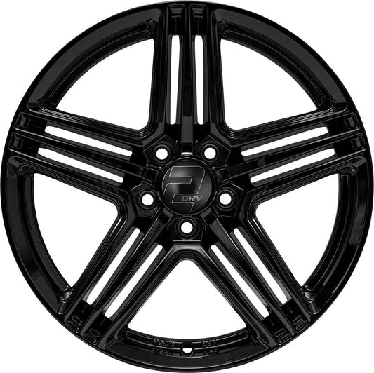 2DRV WH12 schwarz glänzend lackiert 8x18 ET35 - LK5/112 ML66.6