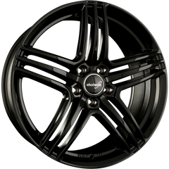 2DRV by WHEELWORLD WH12 Schwarz Glanz Lackiert (SW+) Alufelge 8x18 Zoll ET45 LK 5x112 ML66.6