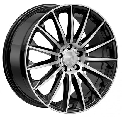 2DRV WH39 schwarz hochglanzpoliert 9x20 ET35 - LK5/112 ML66.6