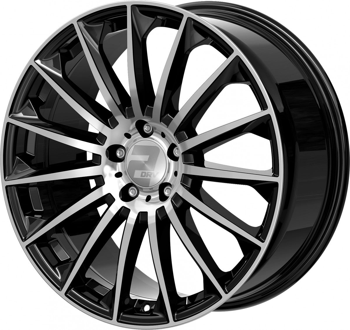 2DRV WH39 schwarz hochglanzpoliert 9x20 ET35 - LK5/112 ML66.6