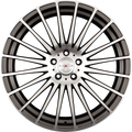 Axxion AX5 Excess Daytonagrau Hochglanz Poliert (DGP+) Alufelge 8x18 Zoll ET45 LK 5x108 ML72.6