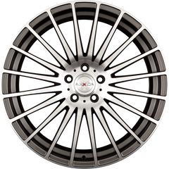 Axxion AX5 Excess Daytonagrau Hochglanz Poliert (DGP+) Alufelge 8x18 Zoll ET45 LK 5x108 ML72.6