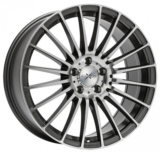 Axxion AX5 Excess Daytonagrau Hochglanz Poliert (DGP+) Alufelge 9x20 Zoll ET20 LK 5x112 ML66.6