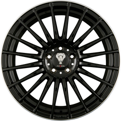 Axxion AX5 Excess Schwarz Glanz Hornpoliert (SW+ / ML+) Alufelge 8x18 Zoll ET38 LK 5x120 ML72.6