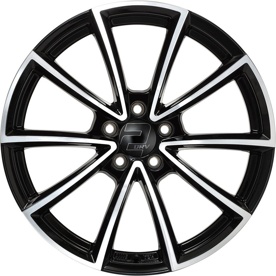 2DRV WH28 schwarz hochglanzpoliert 8x19 ET30 - LK5/112 ML66.6