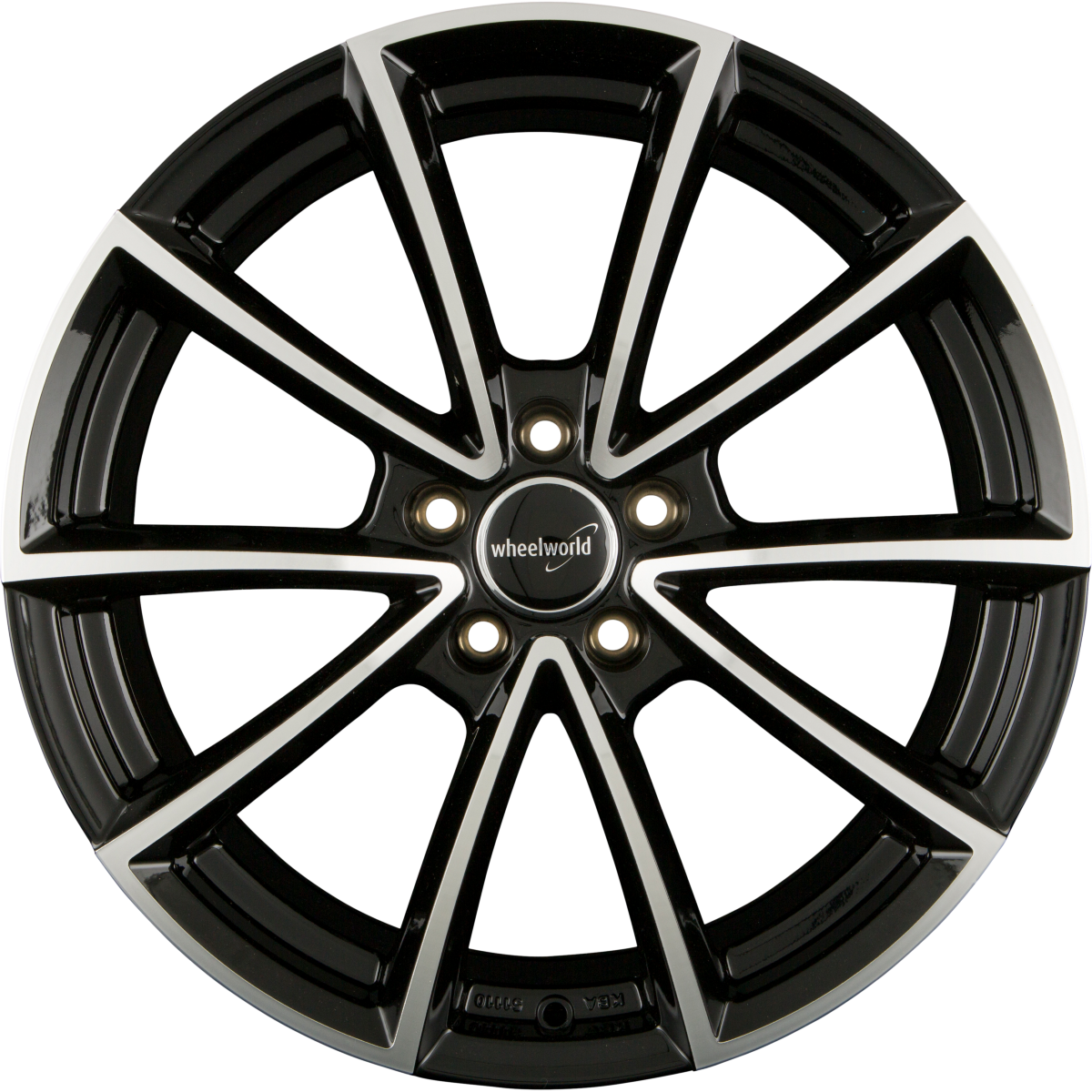 2DRV by WHEELWORLD WH28 Schwarz Hochglanzpoliert (SP+) Alufelge 8x20 Zoll ET35 LK 5x112 ML66.6