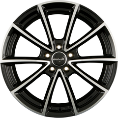 2DRV by WHEELWORLD WH28 Schwarz Hochglanzpoliert (SP+) Alufelge 8x20 Zoll ET35 LK 5x112 ML66.6