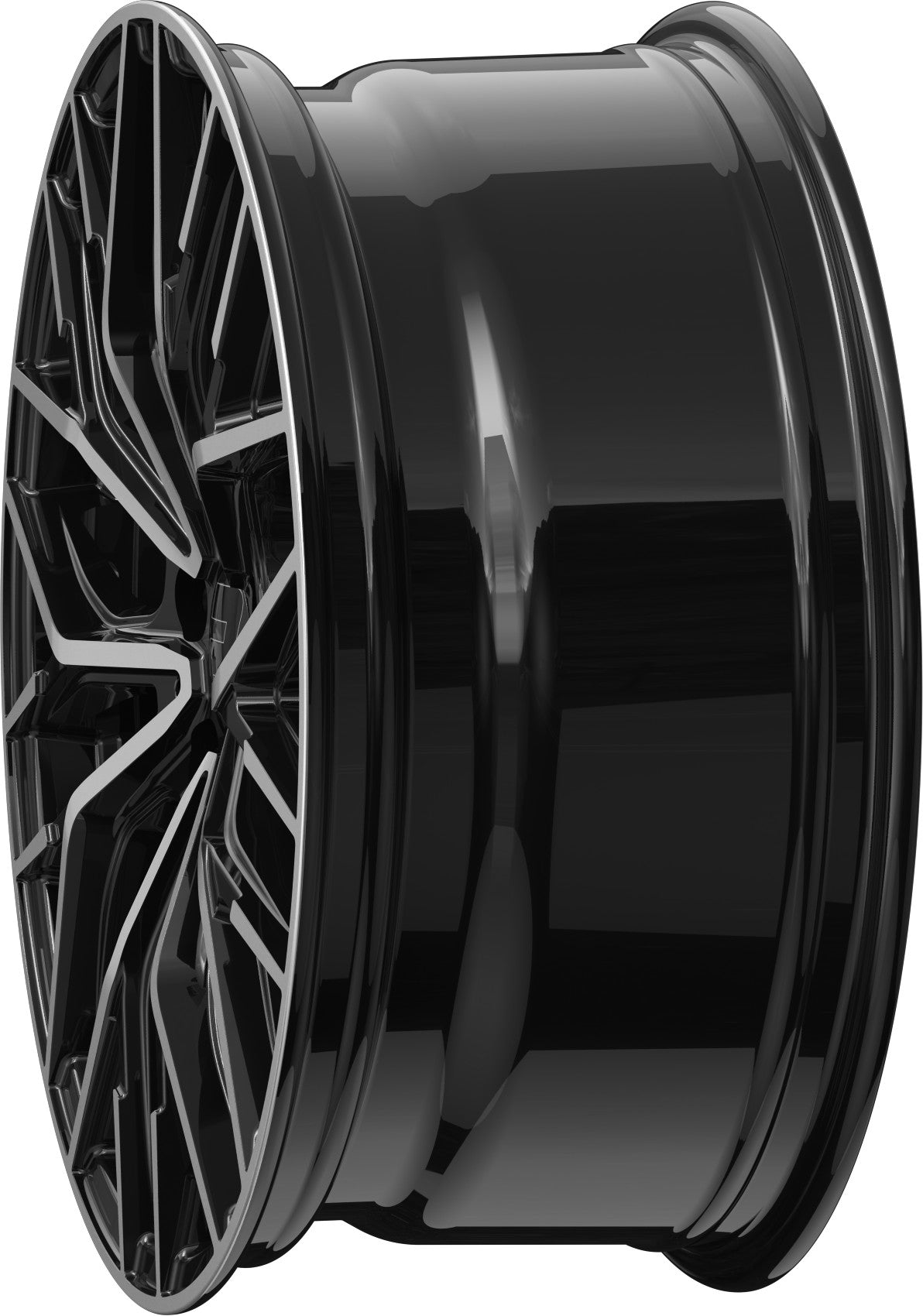 2DRV WH37 schwarz hochglanzpoliert 8.5x19 ET40 - LK5/112 ML66.6