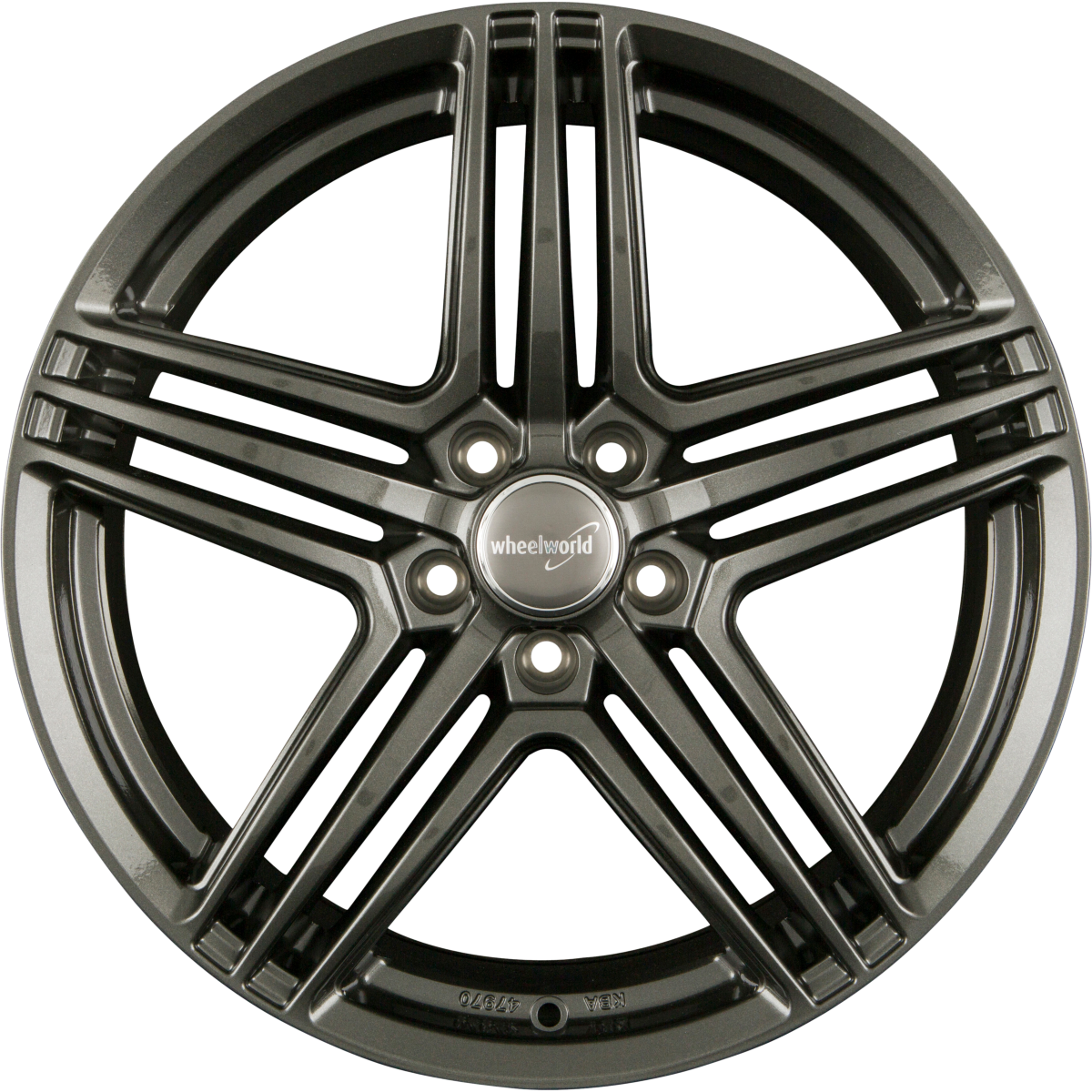 2DRV by WHEELWORLD WH12 Dark Gunmetal Glänzend (DGM+) Alufelge 9x20 Zoll ET45 LK 5x120 ML65.1