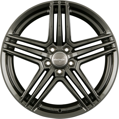 2DRV by WHEELWORLD WH12 Dark Gunmetal Glänzend (DGM+) Alufelge 9x20 Zoll ET45 LK 5x120 ML65.1