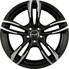 2DRV by WHEELWORLD WH29 Schwarz Hochglanzpoliert (SP+) Alufelge 7.5x17 Zoll ET54 LK 5x112 ML66.6
