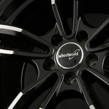 2DRV by WHEELWORLD WH29 Schwarz Hochglanzpoliert (SP+) Alufelge 8.5x18 Zoll ET45 LK 5x112 ML66.6 – Bild 4