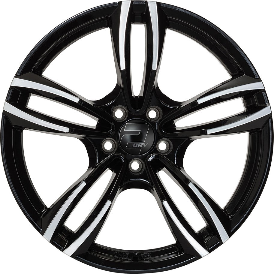 2DRV WH29 schwarz hochglanzpoliert 8.5x18 ET35 - LK5/120 ML72.6