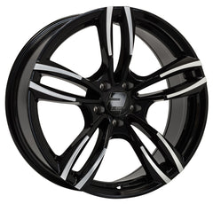 2DRV WH29 schwarz hochglanzpoliert Alufelge 8.5x19 Zoll ET35 LK 5x120 ML72.6