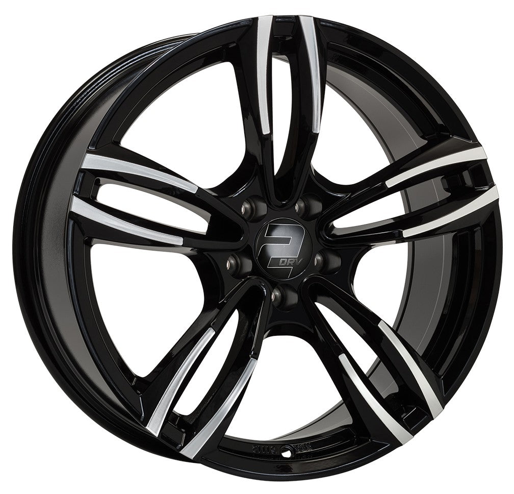 2DRV WH29 schwarz hochglanzpoliert 8.5x19 ET42 - LK5/120 ML72.6