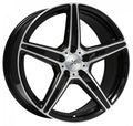 Axxion AX7 schwarz hochglanzpoliert Alufelge 8.5x19 Zoll ET32 LK 5x112 ML72.6