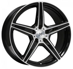 Axxion AX7 schwarz hochglanzpoliert Alufelge 8.5x19 Zoll ET32 LK 5x112 ML72.6