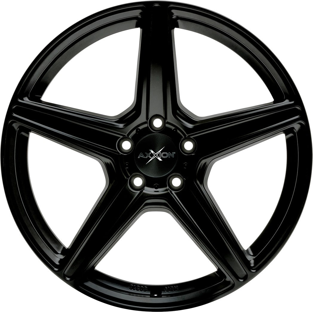 Axxion AX7 schwarz matt lackiert Alufelge 8.5x19 Zoll ET32 LK 5x112 ML72.6