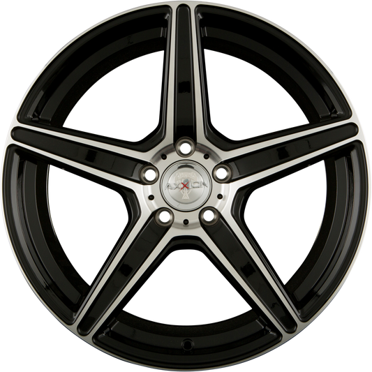 Axxion AX7 Schwarz Hochglanzpoliert (SP+) Alufelge 9x21 Zoll ET42 LK 5x112 ML66.6