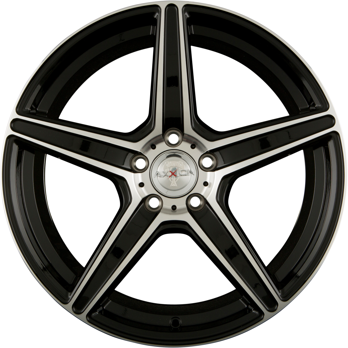 Axxion AX7 Schwarz Hochglanzpoliert (SP+) Alufelge 9x21 Zoll ET42 LK 5x112 ML66.6
