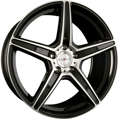 Axxion AX7 Schwarz Hochglanzpoliert (SP+) Alufelge 9x21 Zoll ET42 LK 5x112 ML66.6 – Bild 2