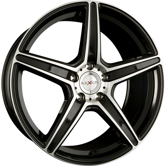 Axxion AX7 Schwarz Hochglanzpoliert (SP+) Alufelge 9x21 Zoll ET42 LK 5x112 ML66.6 – Bild 2