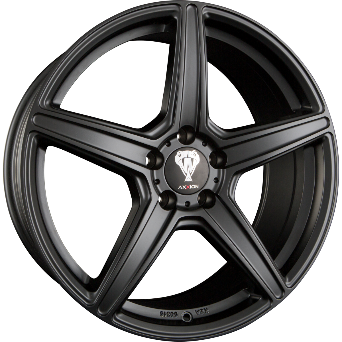 Axxion AX7 Mattschwarz Lackiert (SW) Alufelge 9x21 Zoll ET42 LK 5x112 ML66.6 – Bild 2
