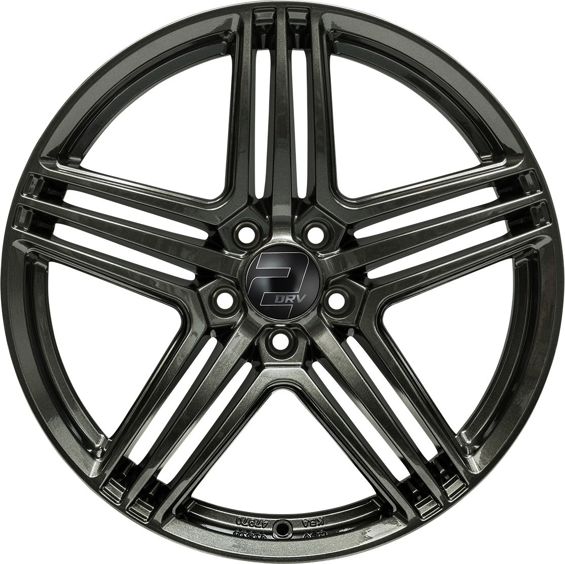 2DRV WH12 dark gunmetal lackiert 7.5x17 ET35 - LK5/112 ML66.6