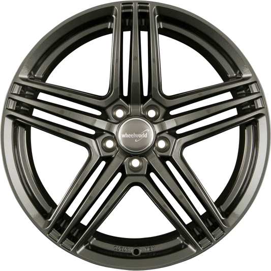 2DRV by WHEELWORLD WH12 Dark Gunmetal Glänzend (DGM+) Alufelge 7.5x17 Zoll ET45 LK 5x112 ML66.6