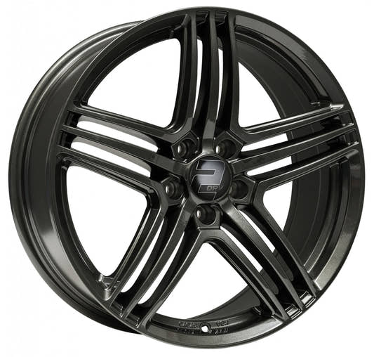 2DRV WH12 dark gunmetal lackiert 8x19 ET40 - LK5/112 ML66.6