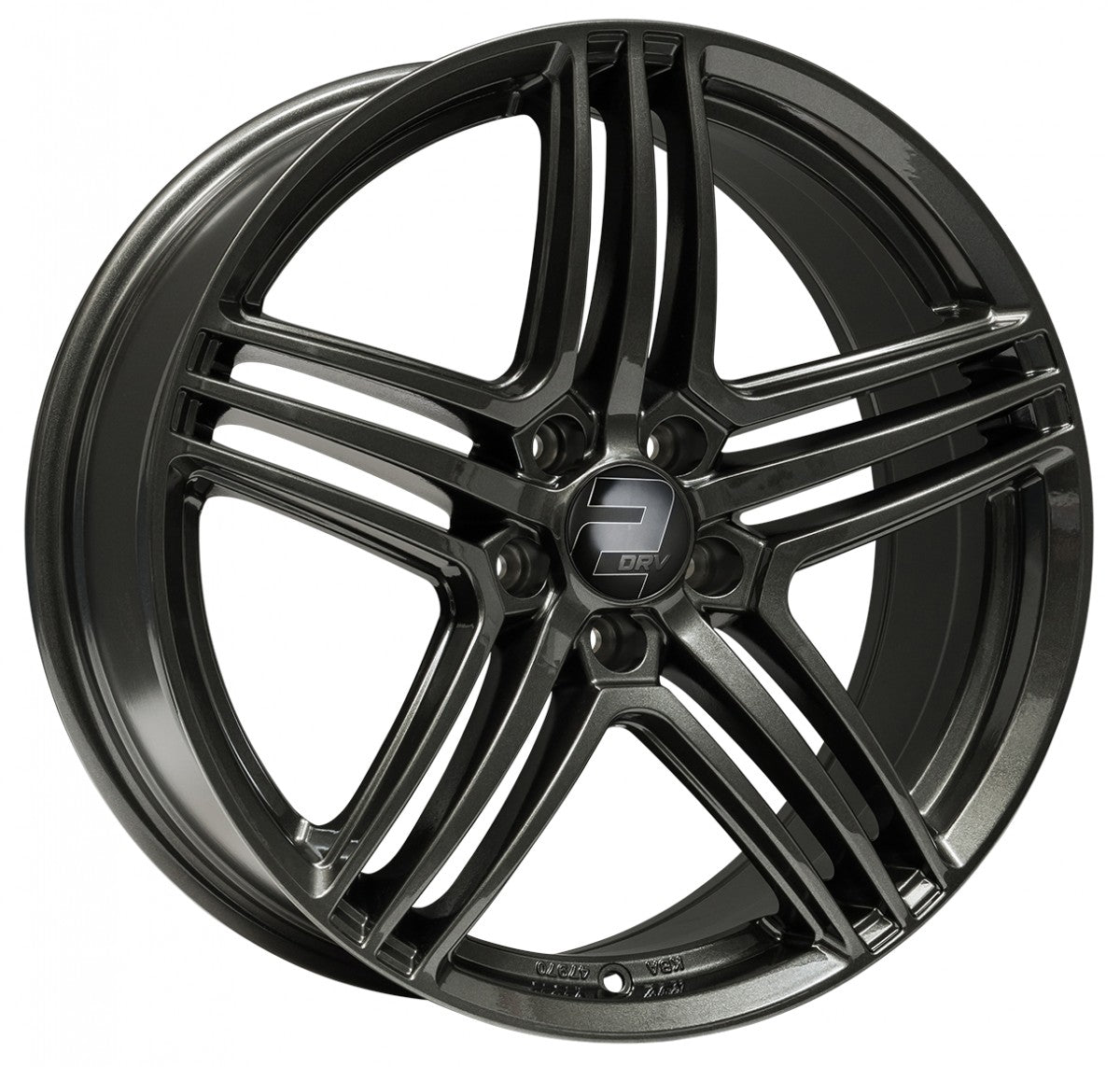2DRV WH12 dark gunmetal lackiert 8x19 ET48 - LK5/112 ML66.6