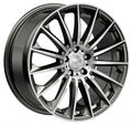 2DRV WH39 dark gunmetal hochglanzpoliert 9.5x22 ET30 - LK5/112 ML66.6