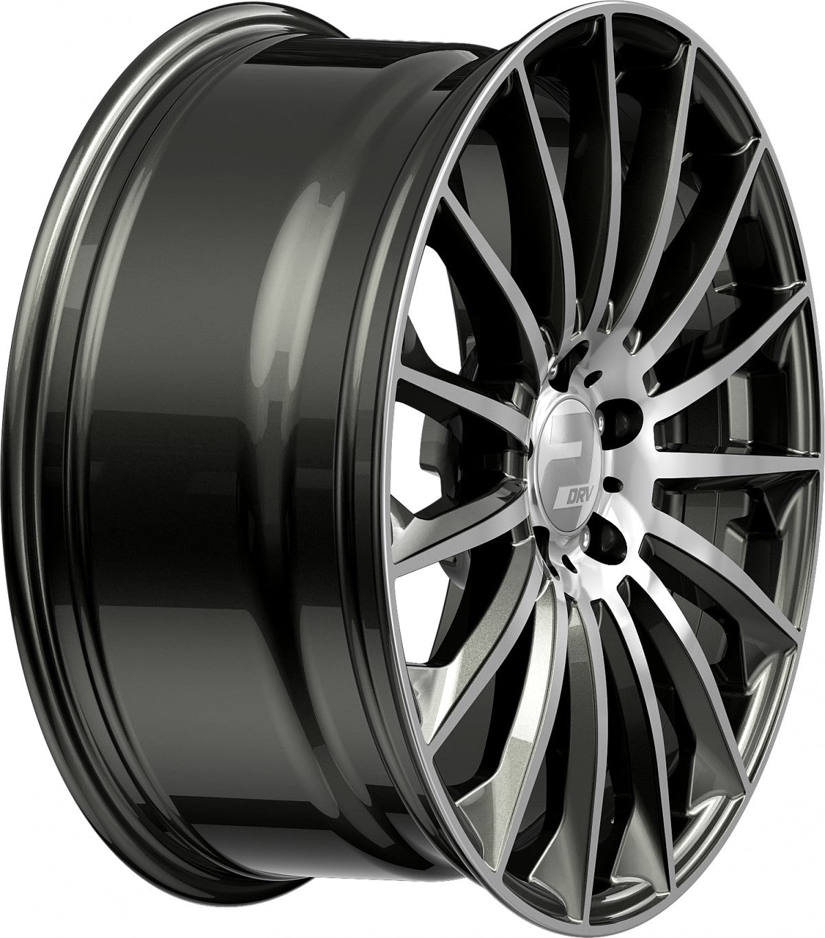 2DRV WH39 dark gunmetal hochglanzpoliert 10x22 ET40 - LK5/112 ML66.6
