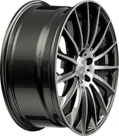 2DRV WH39 dark gunmetal hochglanzpoliert 10x22 ET40 - LK5/114.3 ML72.6