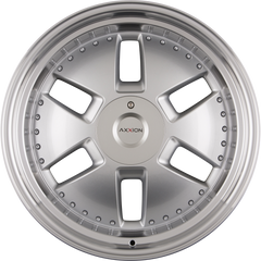 Axxion Y1 Race Silber mit poliertem Felgenbett (RS / ML+) 9x21 Zoll ET40 LK 5x112 ML66.6