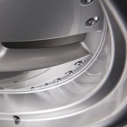 Axxion Y1 Race Silber mit poliertem Felgenbett (RS / ML+) 9x21 Zoll ET40 LK 5x112 ML66.6 – Bild 5