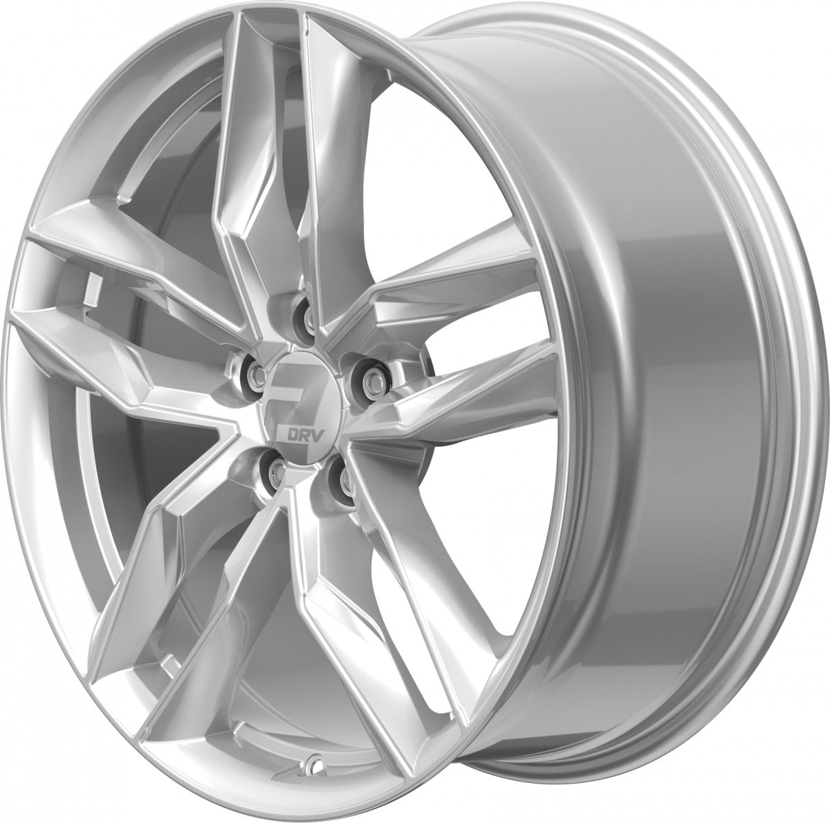 2DRV WH40 race silber lackiert 8x19 ET58 - LK5/120 ML65.1
