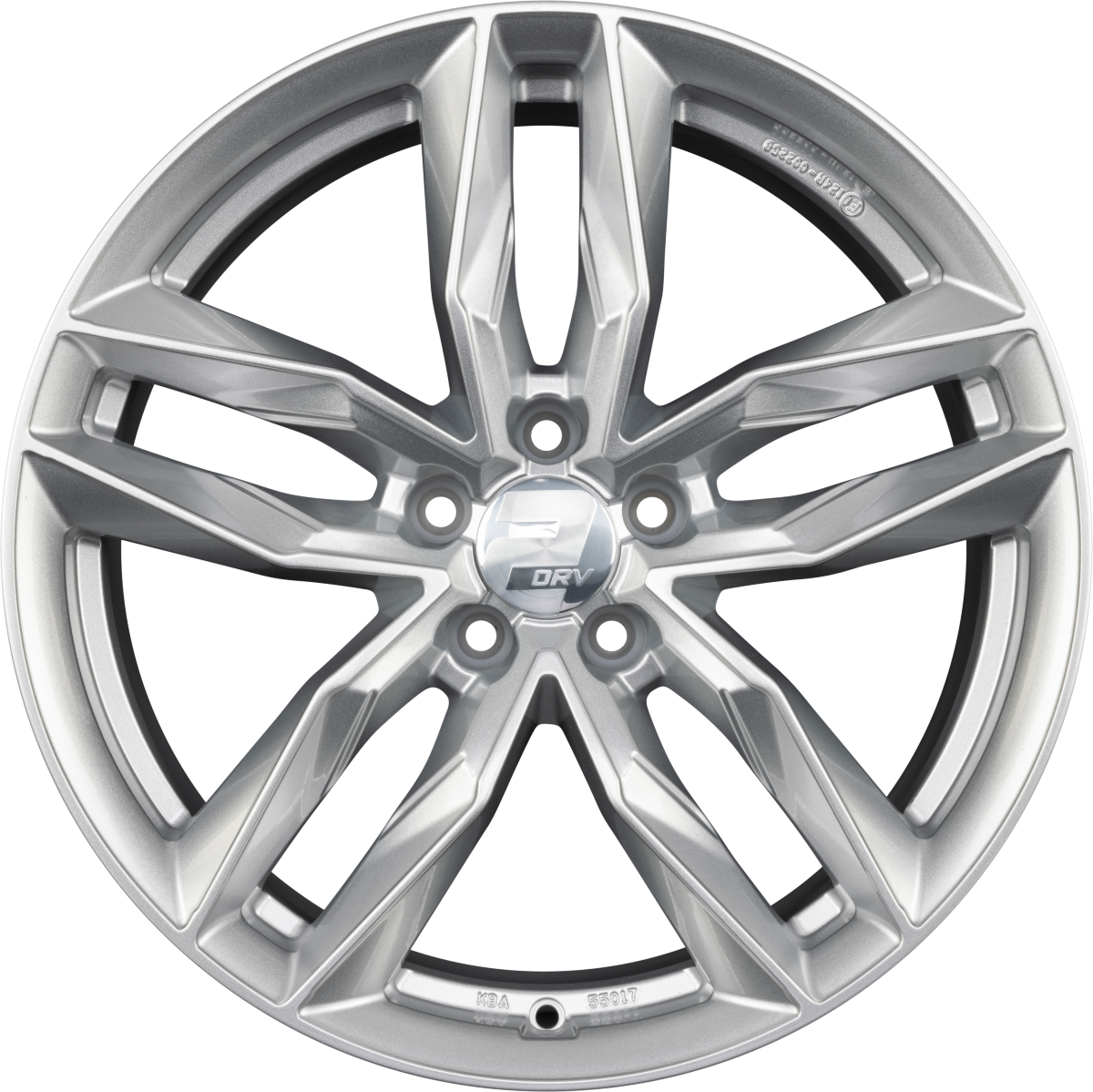 2DRV by WHEELWORLD WH40 Race Silber Lackiert (RS) Alufelge 8.5x19 Zoll ET38 LK 5x112 ML57.1