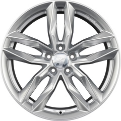 2DRV by WHEELWORLD WH40 Race Silber Lackiert (RS) Alufelge 8.5x19 Zoll ET38 LK 5x112 ML57.1