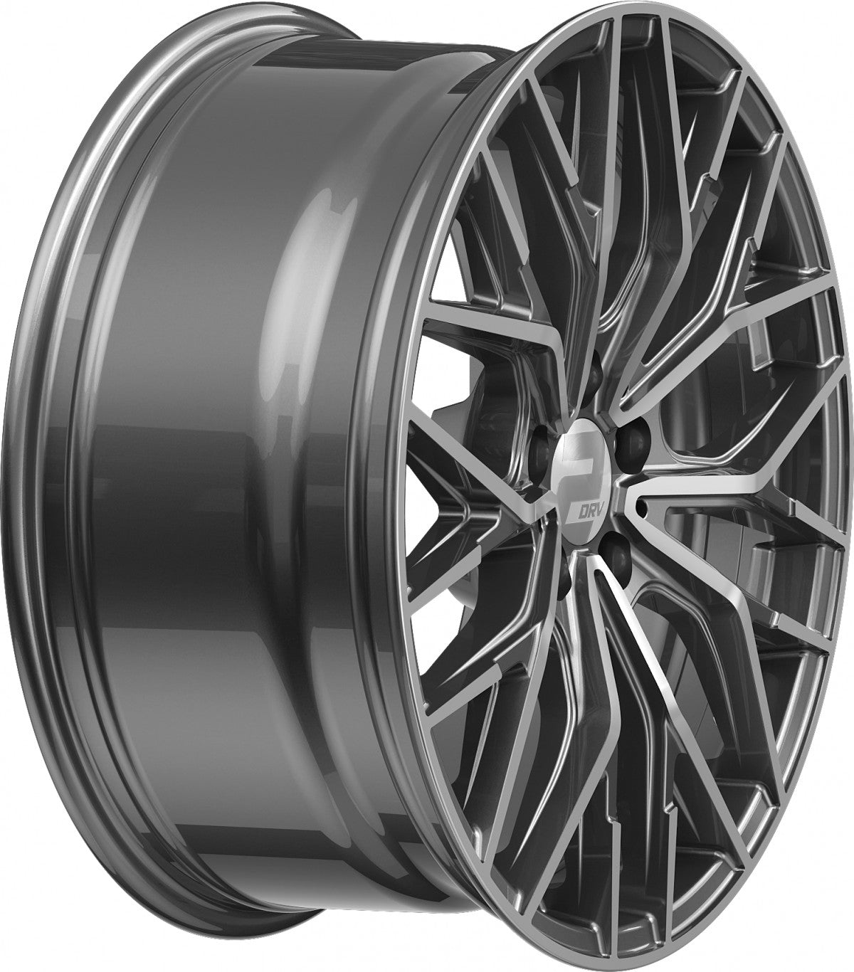 2DRV WH37 daytona grau hochglanzpoliert 8.5x19 ET26 - LK5/112 ML66.6