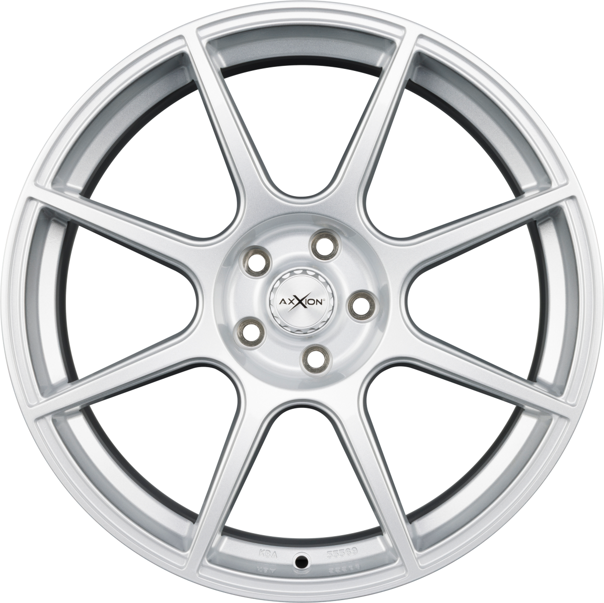 Axxion X2 Race Silber Lackiert (RS) Alufelge 7x17 Zoll ET37 LK 5x120 ML72.6