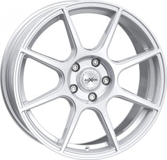 Axxion X2 race silber lackiert Alufelge 7.5x18 Zoll ET40 LK 5x114.3 ML72.6