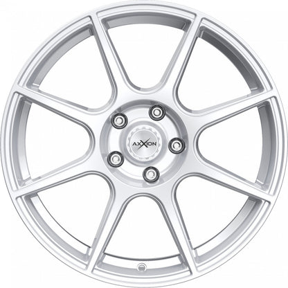 Axxion X2 race silber lackiert Alufelge 7.5x18 Zoll ET40 LK 5x114.3 ML72.6 – Bild 2