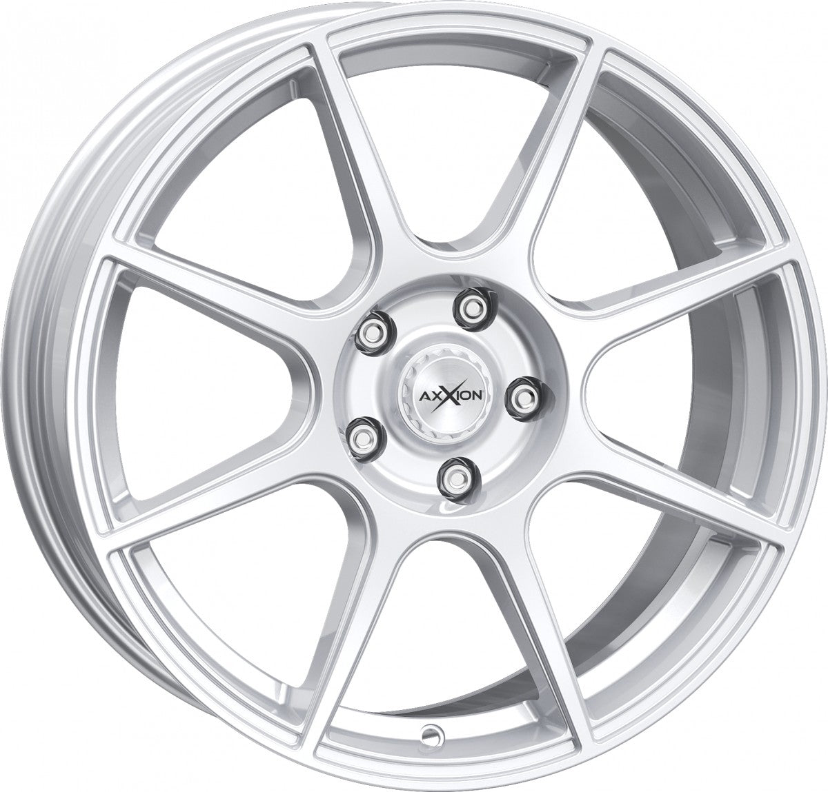 Axxion X2 race silber lackiert 8x19 ET40 - LK5/112 ML72.6