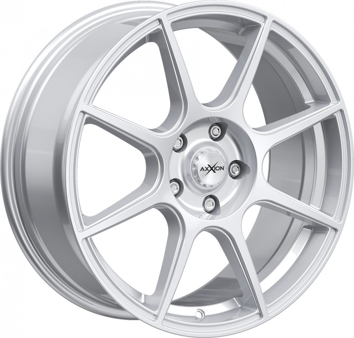 Axxion X2 race silber lackiert 8x19 ET40 - LK5/112 ML72.6