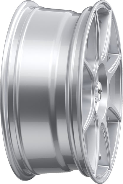 Axxion X2 race silber lackiert 8x19 ET40 - LK5/112 ML72.6