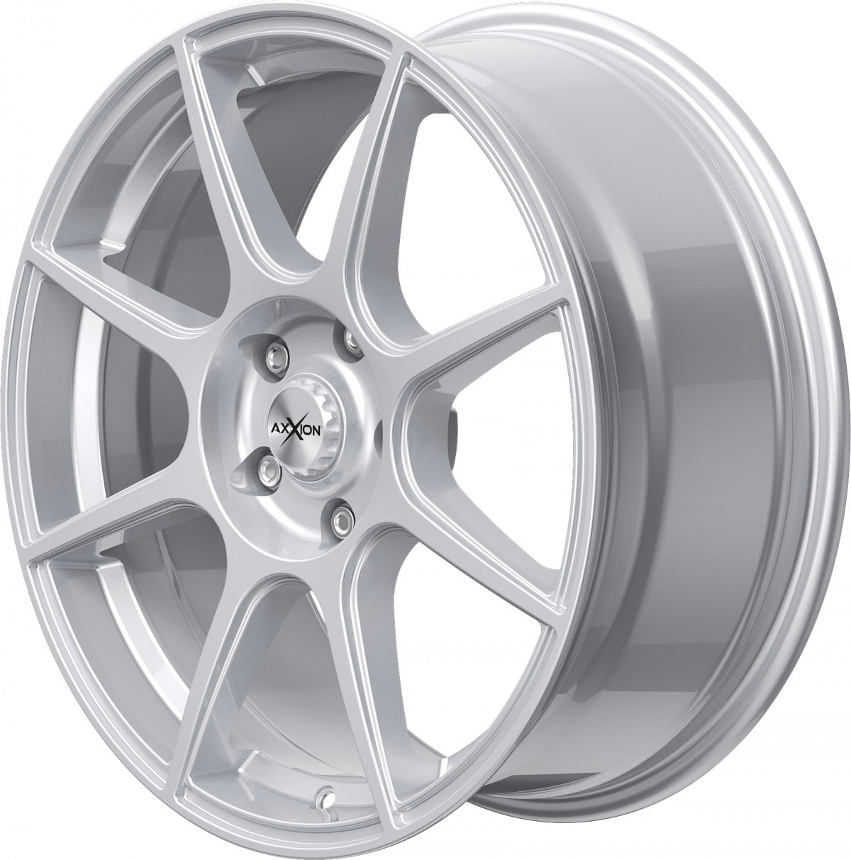 Axxion X2 race silber lackiert 8x19 ET40 - LK5/112 ML72.6