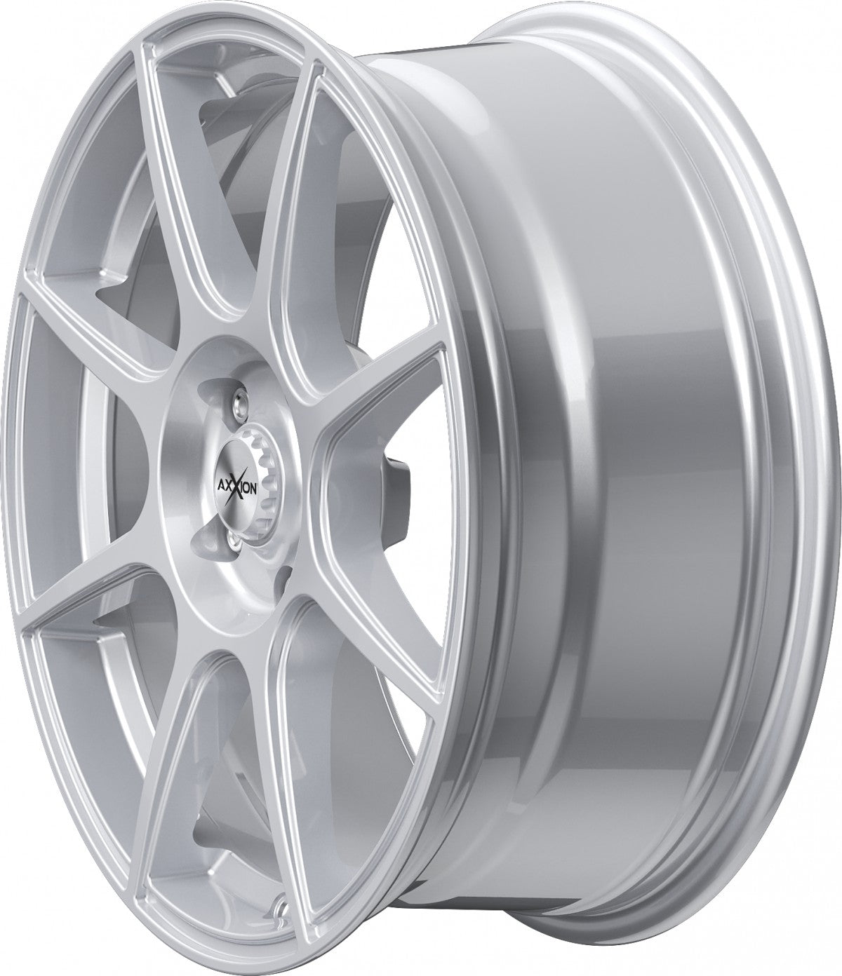Axxion X2 race silber lackiert 8x19 ET40 - LK5/112 ML72.6